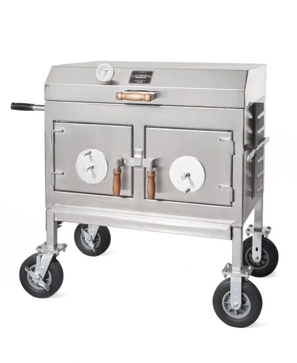 Stainless Steel Flattop Adjustable Charcoal Grill