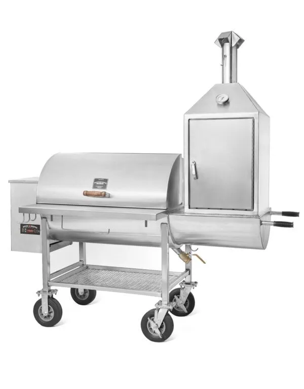 Stainless Steel Maverick 1250 w/ Upright Smokebox - Pitts & Spitts