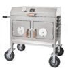 Stainless Steel Flattop Adjustable Charcoal Grill