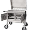 Stainless Steel Flattop Adjustable Charcoal Grill - Image 2