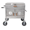 Stainless Steel Flattop Adjustable Charcoal Grill - Image 3